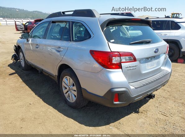 4S4BSAAC1J3218025 2018 SUBARU OUTBACK Silver Rear left