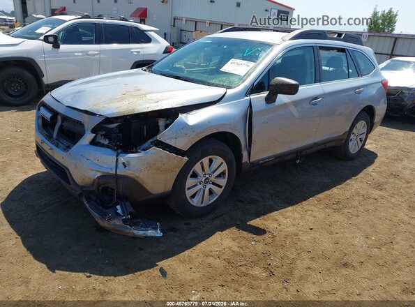 4S4BSAAC1J3218025 2018 SUBARU OUTBACK Silver Front left