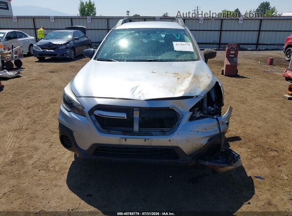 4S4BSAAC1J3218025 2018 SUBARU OUTBACK Silver Instrument cluster view