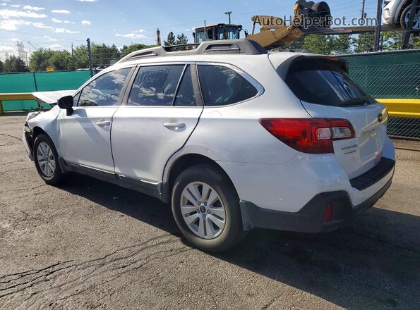 4S4BSAAC2J3219748 2018 SUBARU OUTBACK White Հետևի ձախ
