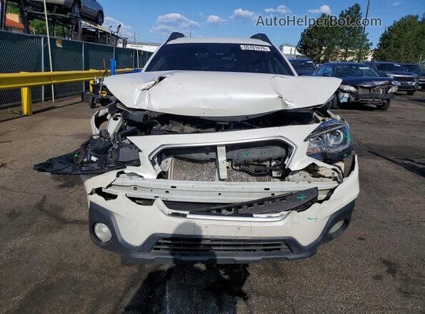 4S4BSAAC2J3219748 2018 SUBARU OUTBACK White Դիմացի տեսք