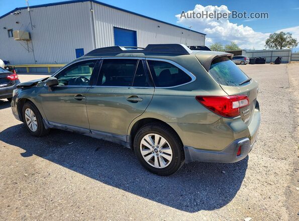 4S4BSAAC2J3274250 2018 SUBARU OUTBACK Green Trasero izquierdo