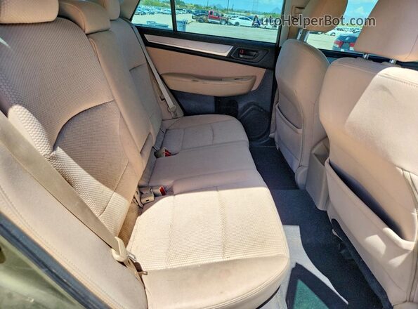 4S4BSAAC2J3274250 2018 SUBARU OUTBACK Green Vista de los asientos traseros