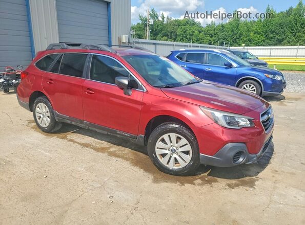 4S4BSAAC2J3275916 2018 SUBARU OUTBACK Burgundy Delantero derecho