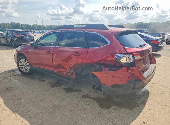 4S4BSAAC2J3275916 2018 SUBARU OUTBACK Burgundy Trasero izquierdo