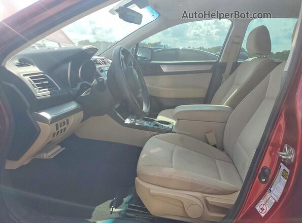 4S4BSAAC2J3275916 2018 SUBARU OUTBACK Burgundy Vista interior delantera