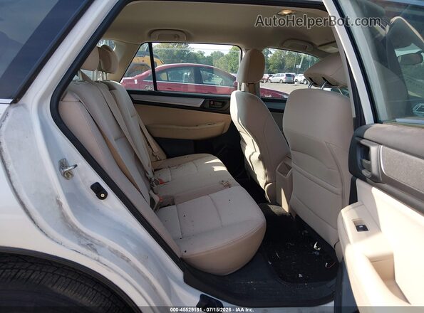 4S4BSAAC3J3316974 2018 SUBARU OUTBACK White Widok naklejki z numerem VIN