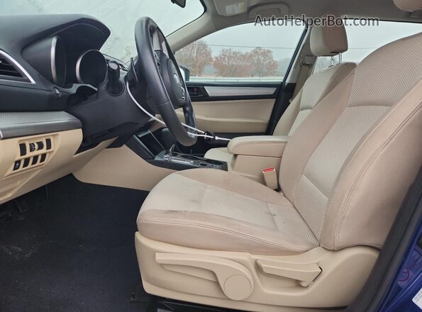 4S4BSAAC4H3219731 2017 SUBARU OUTBACK Blue Widok wnętrza z przodu