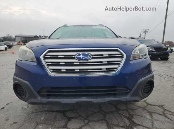 4S4BSAAC4H3219731 2017 SUBARU OUTBACK Blue Widok z przodu