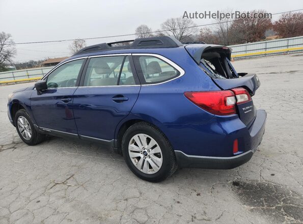 4S4BSAAC4H3219731 2017 SUBARU OUTBACK Blue Tył lewy