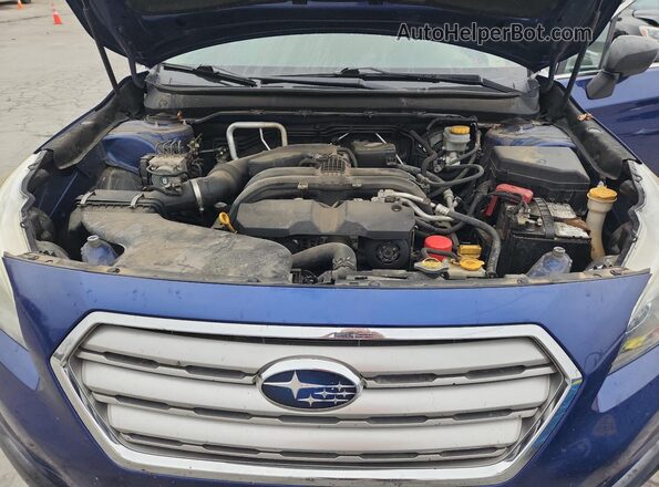 4S4BSAAC4H3219731 2017 SUBARU OUTBACK Blue Widok komory silnika