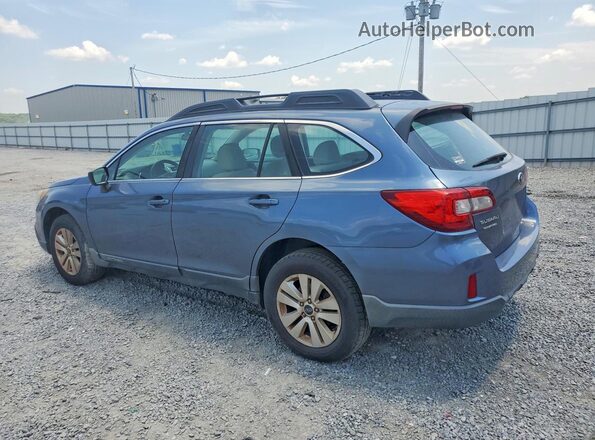 4S4BSAAC4H3355552 2017 SUBARU OUTBACK Blue Trasero izquierdo