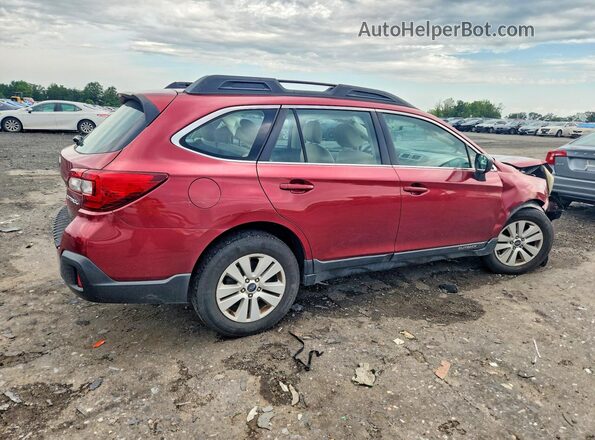 4S4BSAAC4J3359476 2018 SUBARU OUTBACK Burgundy Հետևի աջ