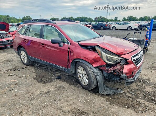 4S4BSAAC4J3359476 2018 SUBARU OUTBACK Burgundy Առջևի աջ