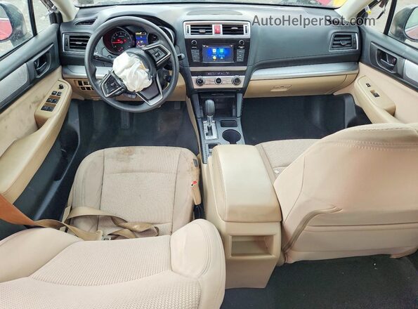 4S4BSAAC4J3359476 2018 SUBARU OUTBACK Burgundy Առջևի վահանակի տեսք