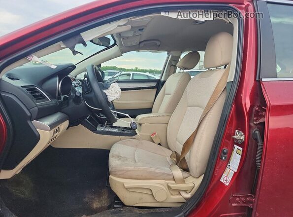 4S4BSAAC4J3359476 2018 SUBARU OUTBACK Burgundy Սալոնի դիմացի տեսք