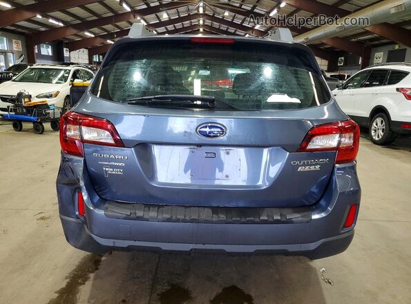 4S4BSAAC6G3222922 2016 SUBARU OUTBACK Blue უკანა ხედი