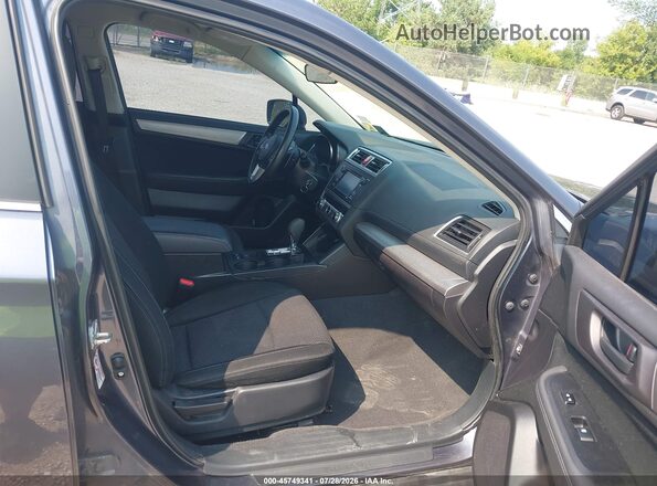 4S4BSAAC6G3273448 2016 SUBARU OUTBACK Gray Front interior view