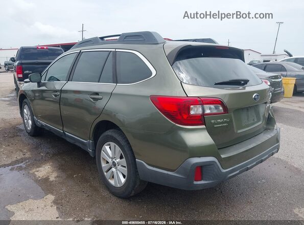4S4BSAAC6J3375890 2018 SUBARU OUTBACK Green Trasero izquierdo