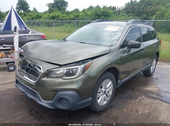 4S4BSAAC6J3375890 2018 SUBARU OUTBACK Green Vista tres cuartos delantera izquierda