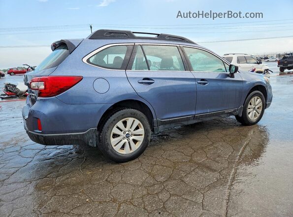 4S4BSAAC7H3416229 2017 SUBARU OUTBACK Blue Tył prawy