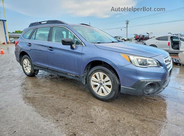 4S4BSAAC7H3416229 2017 SUBARU OUTBACK Blue Przód prawy