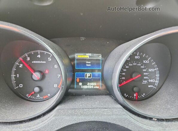 4S4BSAAC7H3416229 2017 SUBARU OUTBACK Blue Widok zestawu wskaźników