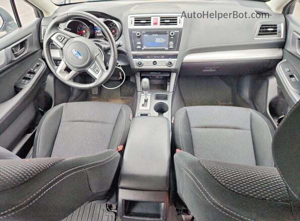 4S4BSAAC8H3328175 2017 SUBARU OUTBACK Black Առջևի վահանակի տեսք