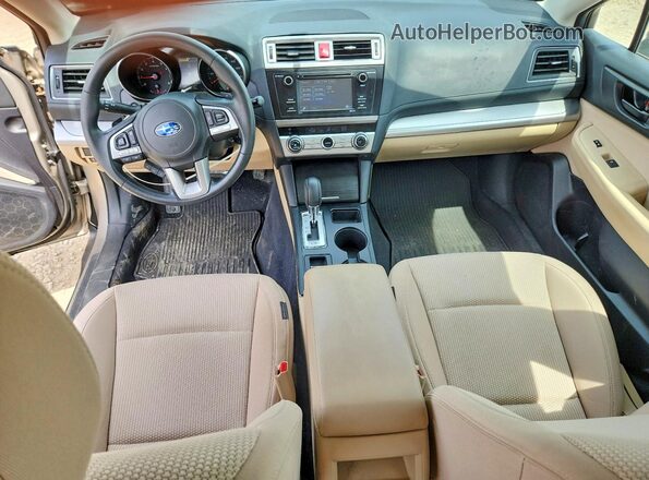 4S4BSAAC8H3359779 2017 SUBARU OUTBACK Beige წინა პანელის ხედი