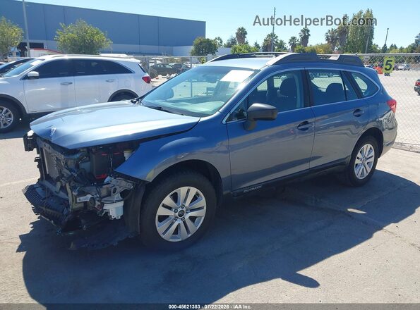 4S4BSAAC8J3394635 2018 SUBARU OUTBACK Blue Vista tres cuartos delantera izquierda