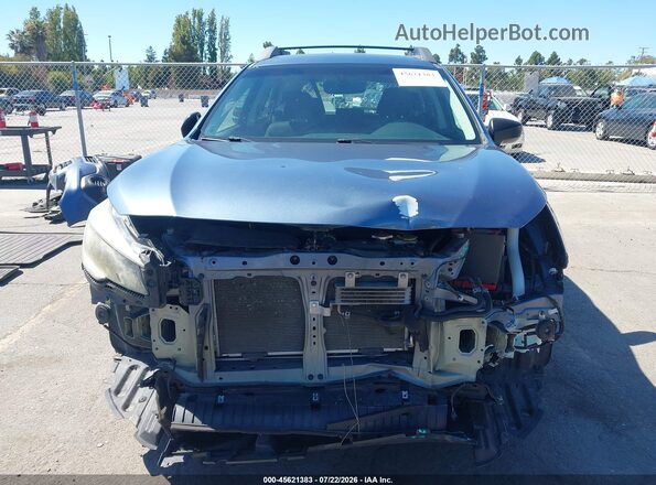 4S4BSAAC8J3394635 2018 SUBARU OUTBACK Blue Vista interior trasera