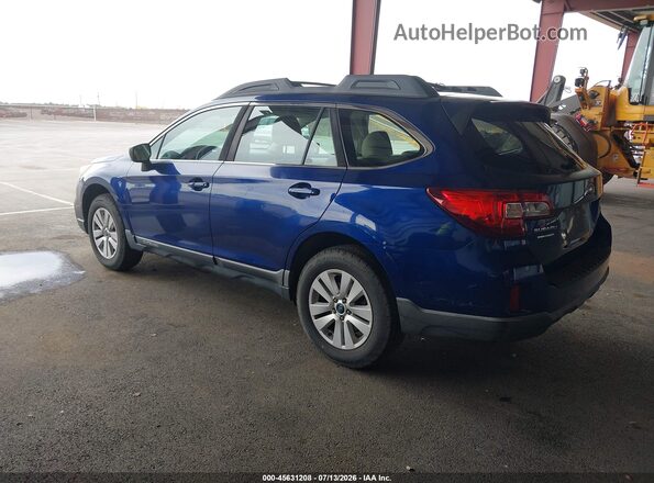 4S4BSAAC9H3284137 2017 SUBARU OUTBACK Blue Հետևի ձախ