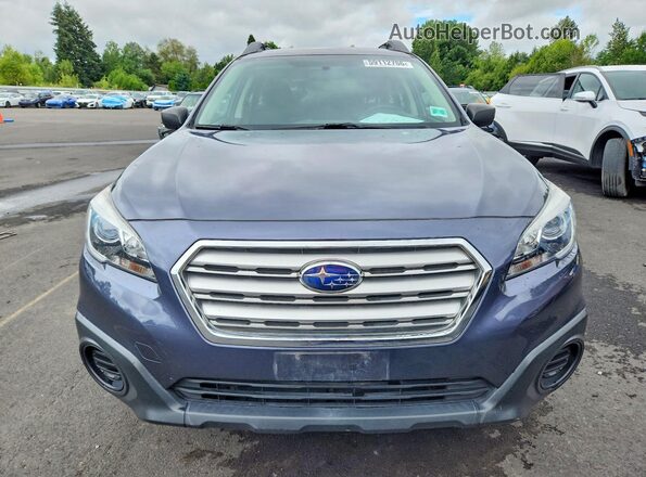 4S4BSAAC9H3380978 2017 SUBARU OUTBACK Blue წინა ხედი