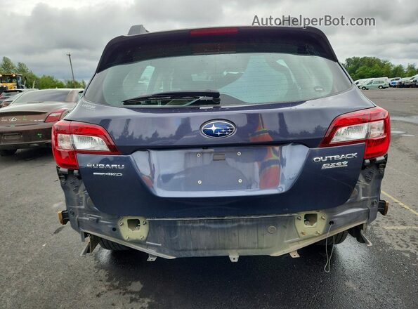 4S4BSAAC9H3380978 2017 SUBARU OUTBACK Blue უკანა ხედი