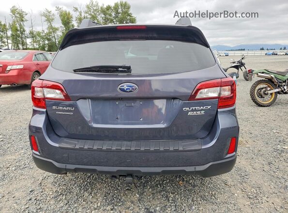 4S4BSAACXH3383503 2017 SUBARU OUTBACK Blue Rear view