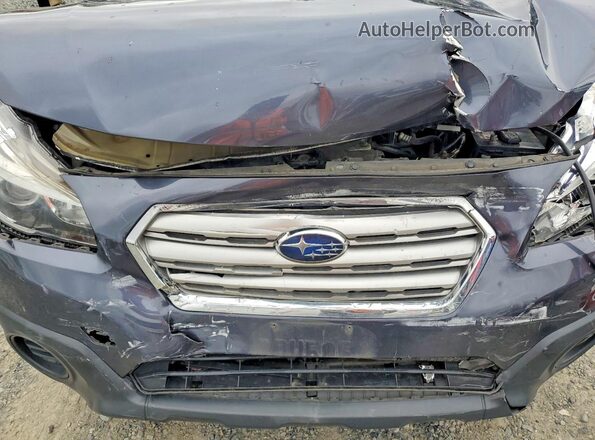 4S4BSAACXH3383503 2017 SUBARU OUTBACK Blue Engine compartment view