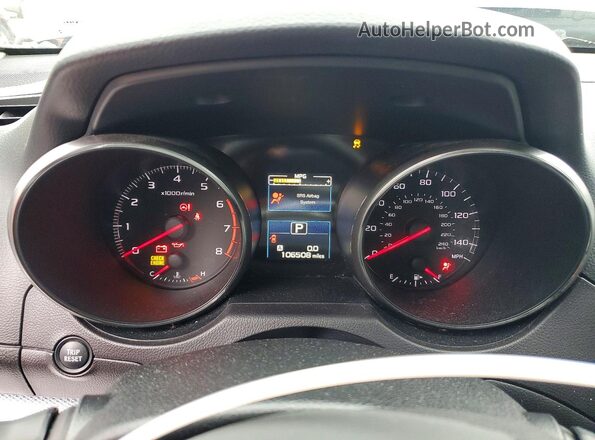 4S4BSAACXH3383503 2017 SUBARU OUTBACK Blue Instrument cluster view