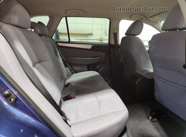 4S4BSABC0K3241540 2019 SUBARU OUTBACK Blue Vista interior trasera