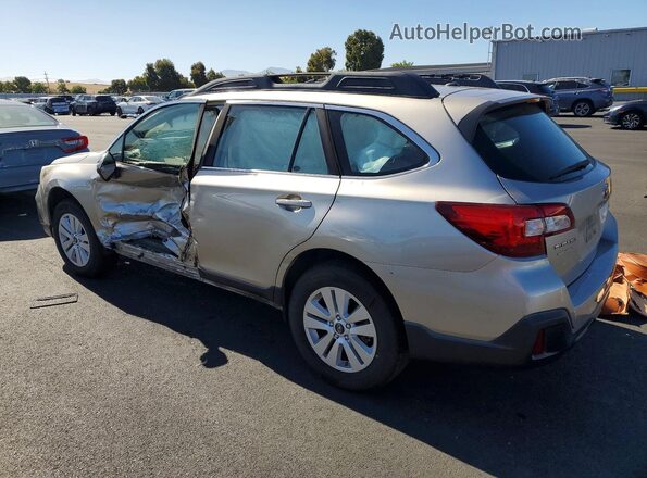 4S4BSABC4K3289980 2019 SUBARU OUTBACK Gold Rear left