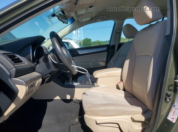 4S4BSABC5K3202345 2019 SUBARU OUTBACK Green წინა სალონის ხედი