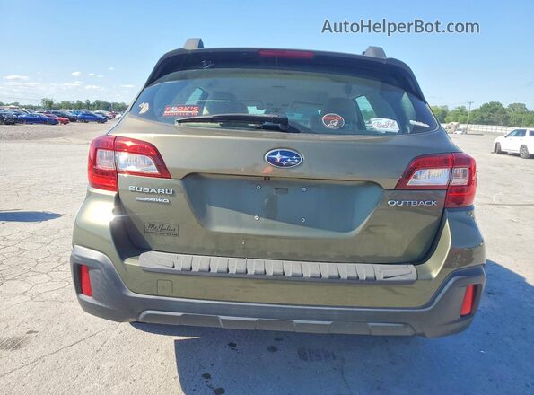 4S4BSABC5K3202345 2019 SUBARU OUTBACK Green უკანა ხედი