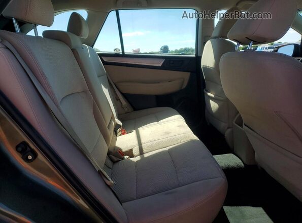 4S4BSABC5K3202345 2019 SUBARU OUTBACK Green უკანა სავარძლების ხედი