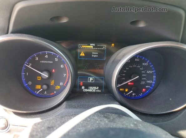 4S4BSABC5K3202345 2019 SUBARU OUTBACK Green ხელსაწყოთა პანელის ხედი