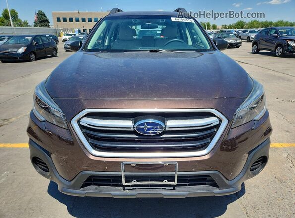 4S4BSABC6K3277720 2019 SUBARU OUTBACK Brown Դիմացի տեսք