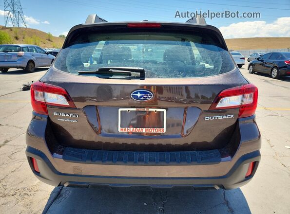 4S4BSABC6K3277720 2019 SUBARU OUTBACK Brown Հետևի տեսք