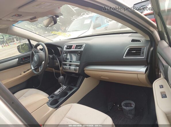 4S4BSABC6K3371872 2019 SUBARU OUTBACK Gold Vista interior delantera