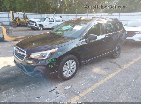 4S4BSABC9K3230617 2019 SUBARU OUTBACK Black Առջևի ձախ երեք քառորդ տեսարան