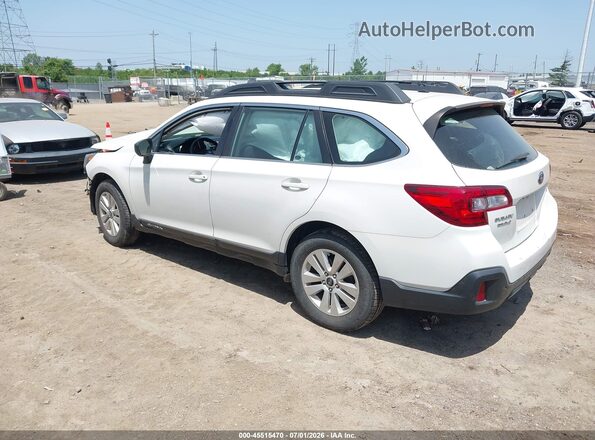 4S4BSABCXK3270267 2019 SUBARU OUTBACK White Задня ліва чверть