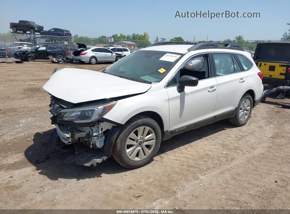 4S4BSABCXK3270267 2019 SUBARU OUTBACK White Передня ліва чверть