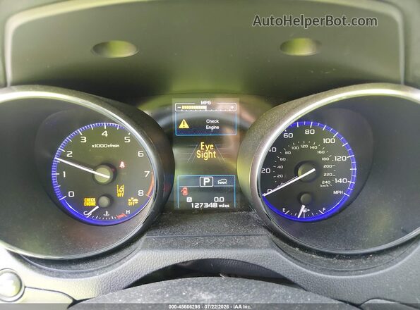 4S4BSABCXK3371907 2019 SUBARU OUTBACK White უკანა სავარძლების ხედი